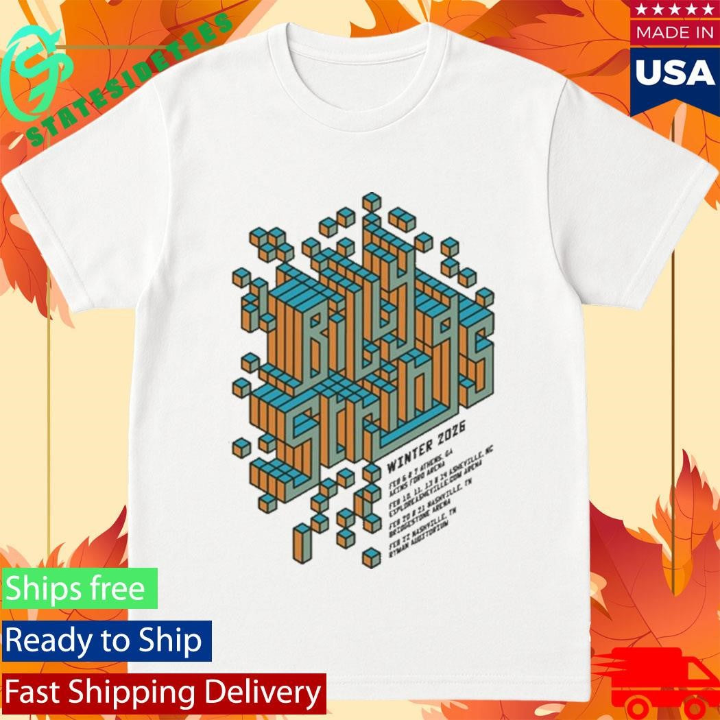 Billy Strings 2026 Winter Tour Cube with Dates Shirt