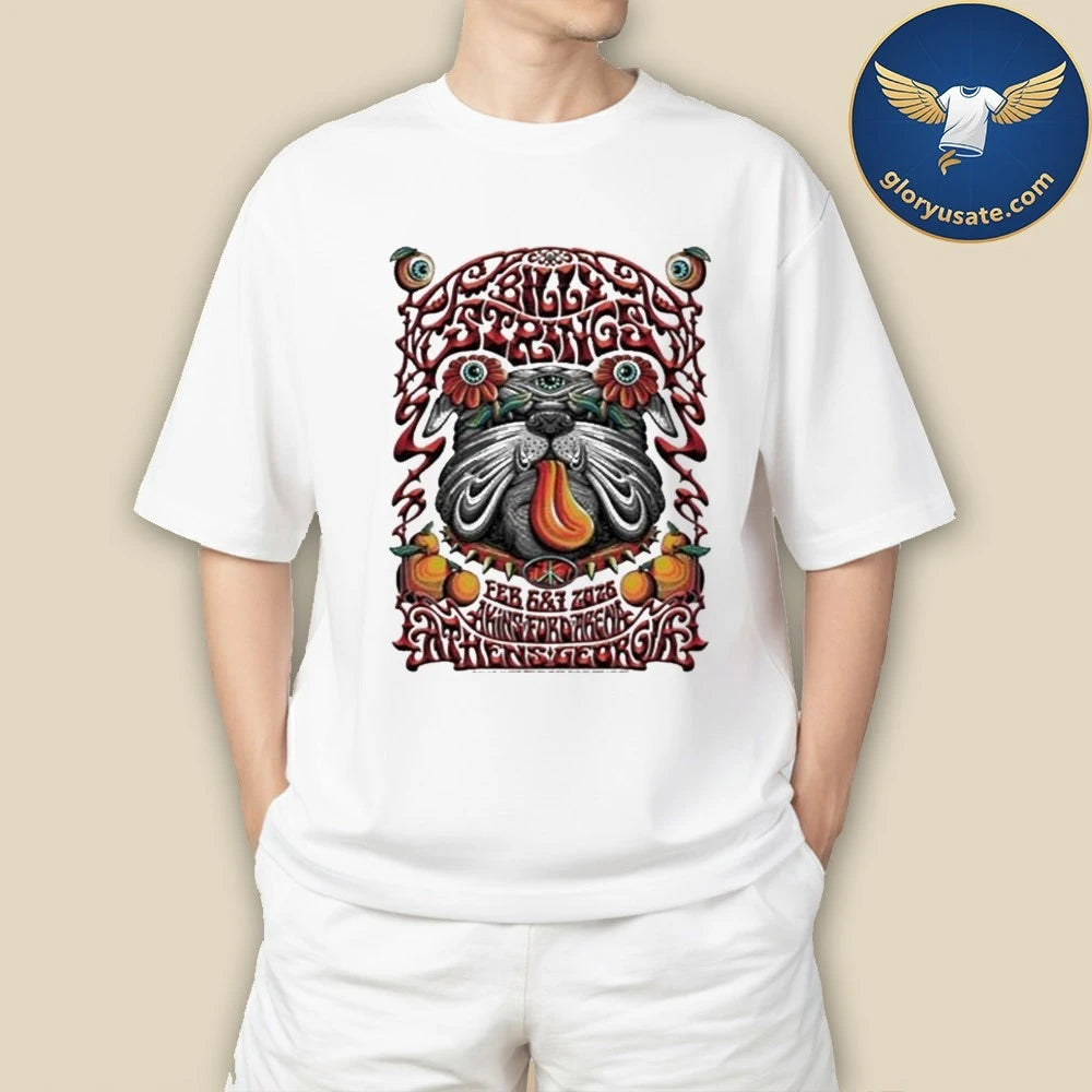 Billy Strings Akins Ford Arena February 6-7 2026 Concert Shirt
