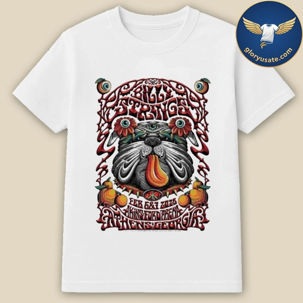 Billy Strings Akins Ford Arena February 6-7 2026 Concert Shirt