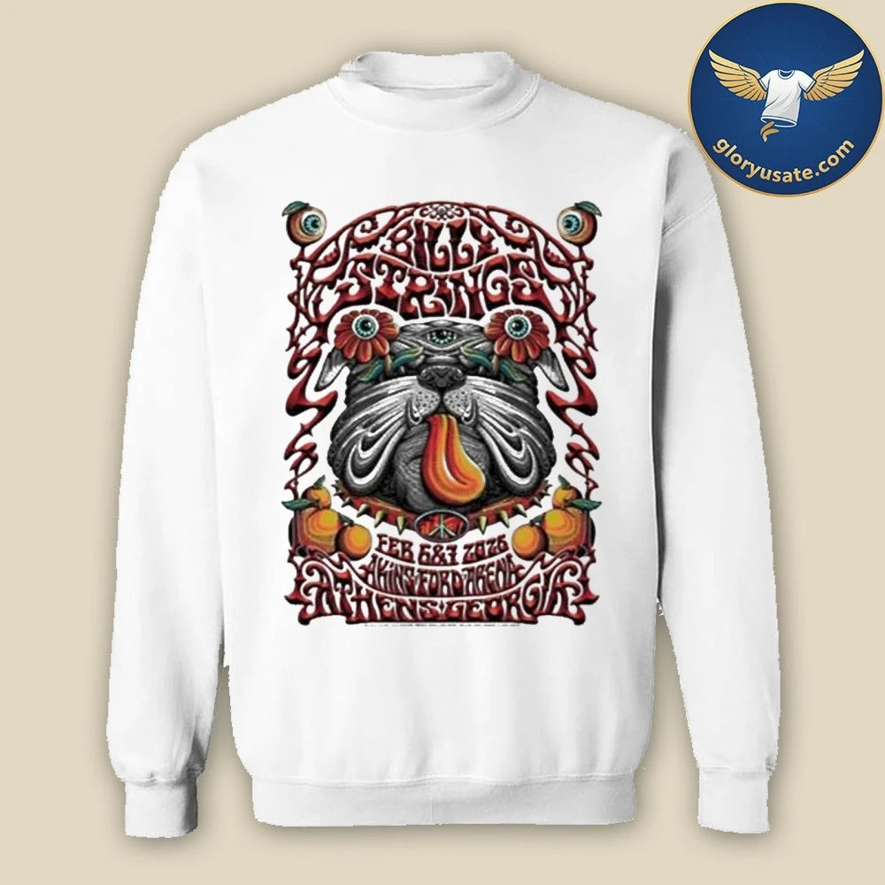 Billy Strings Akins Ford Arena February 6-7 2026 Concert Shirt