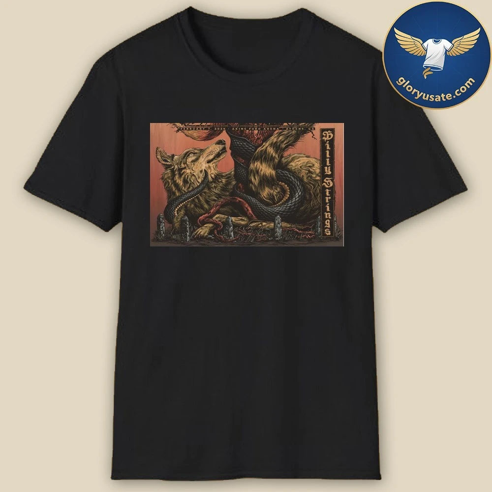 Billy Strings Athens, GA February 7 2026 Tour Poster Shirt