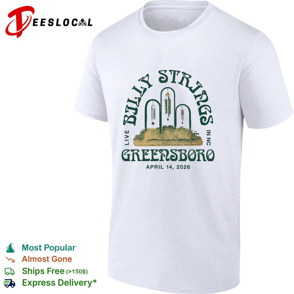 Billy Strings Greensboro 2026 poster shirt