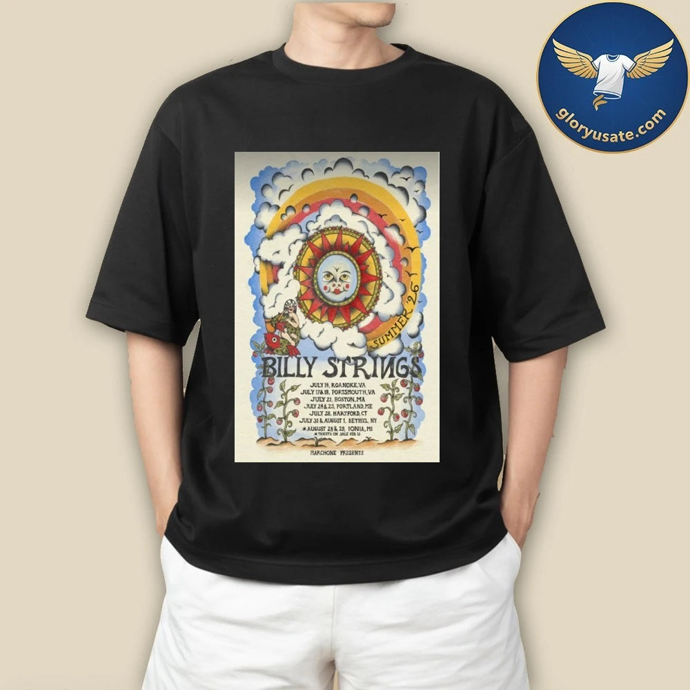 Billy Strings Live Tour 2026 Poster Shirt