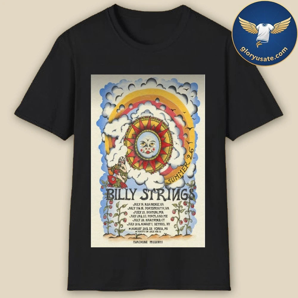 Billy Strings Live Tour 2026 Poster Shirt