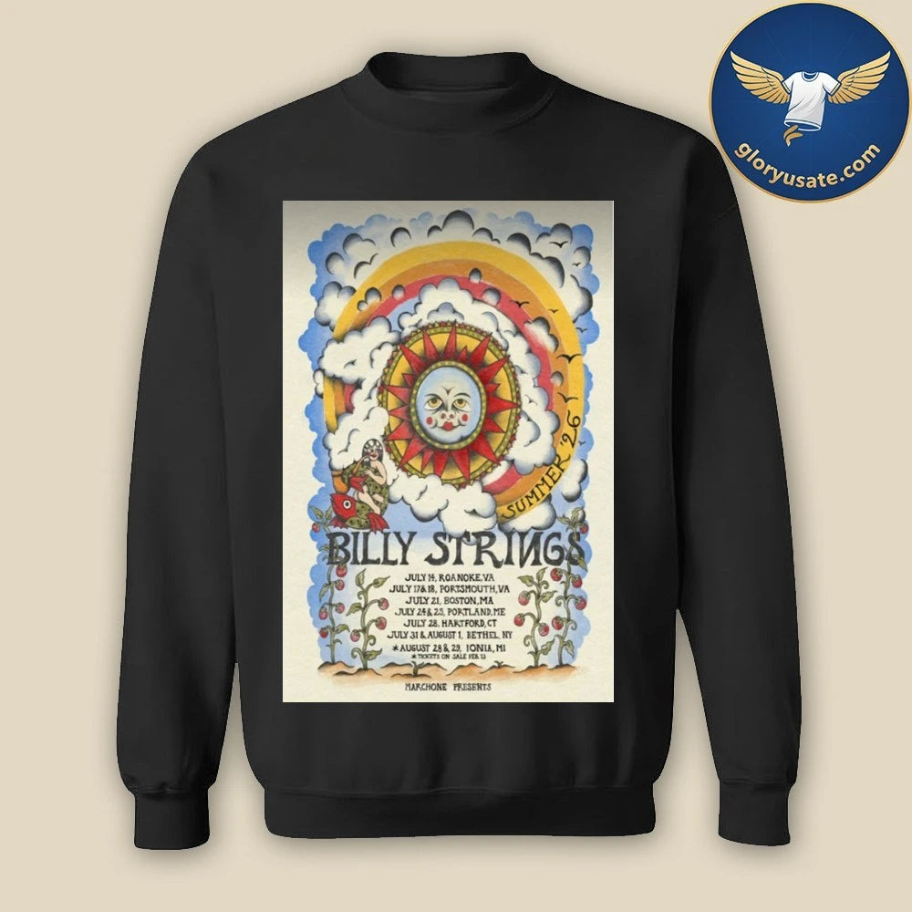 Billy Strings Live Tour 2026 Poster Shirt