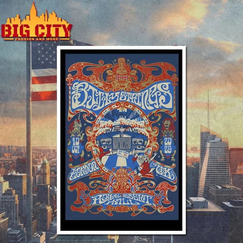 Billy Strings London 10.10.2025 Tour Poster shirt