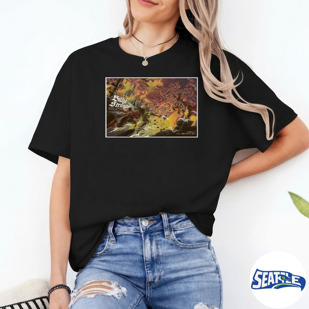 Billy Strings Nashville Tennessee 2026 Bridgestone Arena Single Night Combined On February 20 2026 Poster shirt