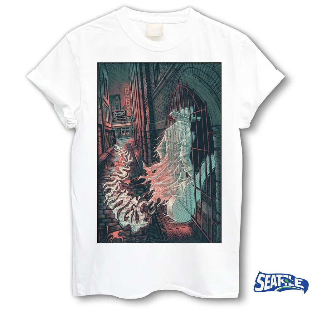 Billy Strings Nashville Tennessee 2026 Ryman Auditorium Gig February 22 2026 The Man With Guitar Ghost Poster shirt