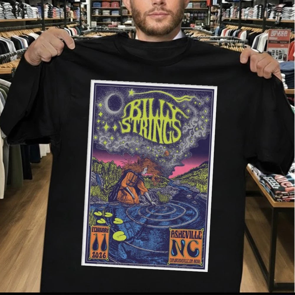 Billy Strings North Carolina At Asheville 2026 Feb 11 Poster Shirt