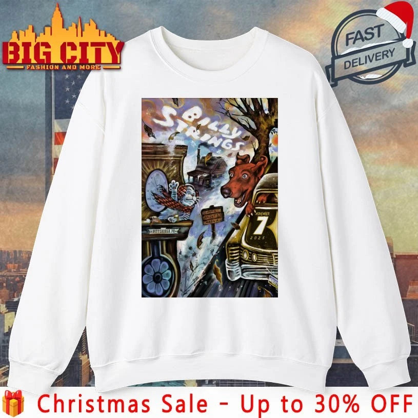 Billy Strings Nov 7 2025 PPG Paints Arena in Pittsburgh, PA Poster shirt