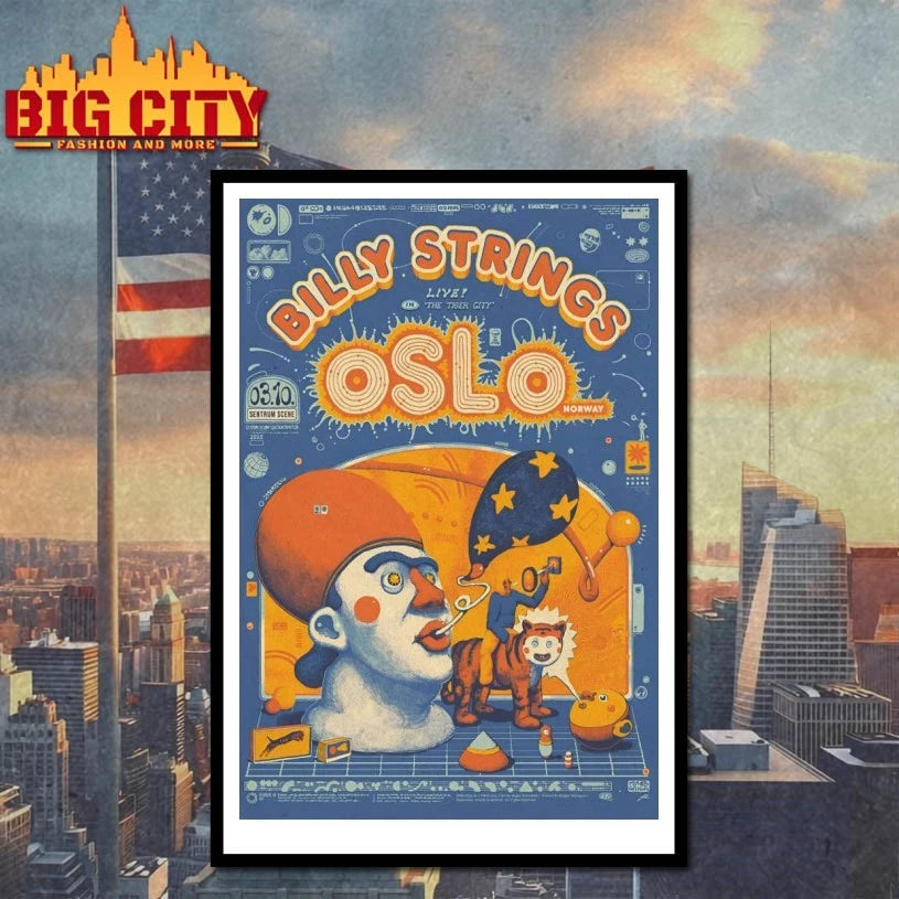 Billy Strings Oct 3 2025 Sentrum Scene In Oslo NO Poster shirt