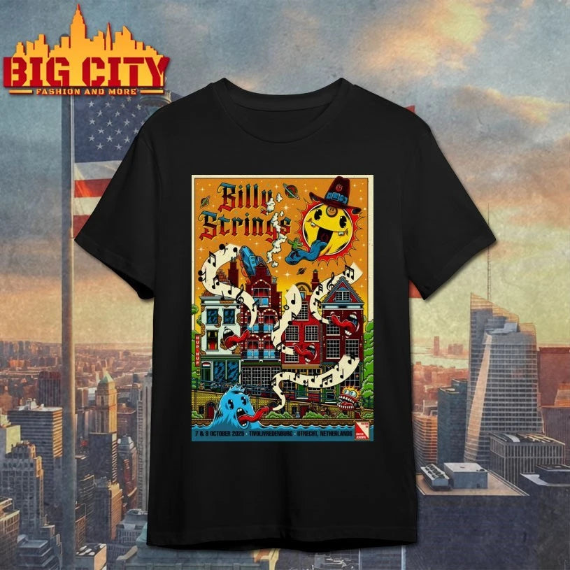 Billy Strings Oct 7-8 2025 In Utrecht NL Poster shirt
