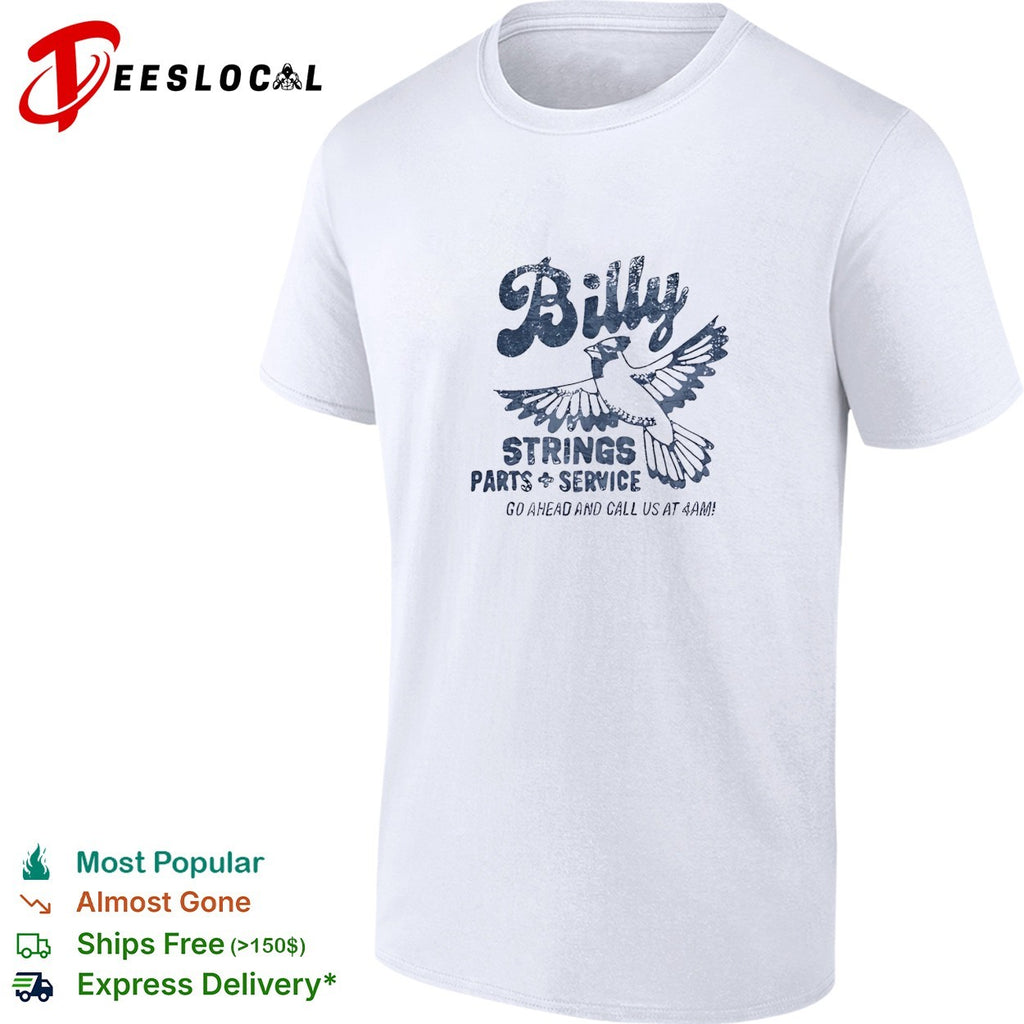 Billy Strings parts and service dove shirt