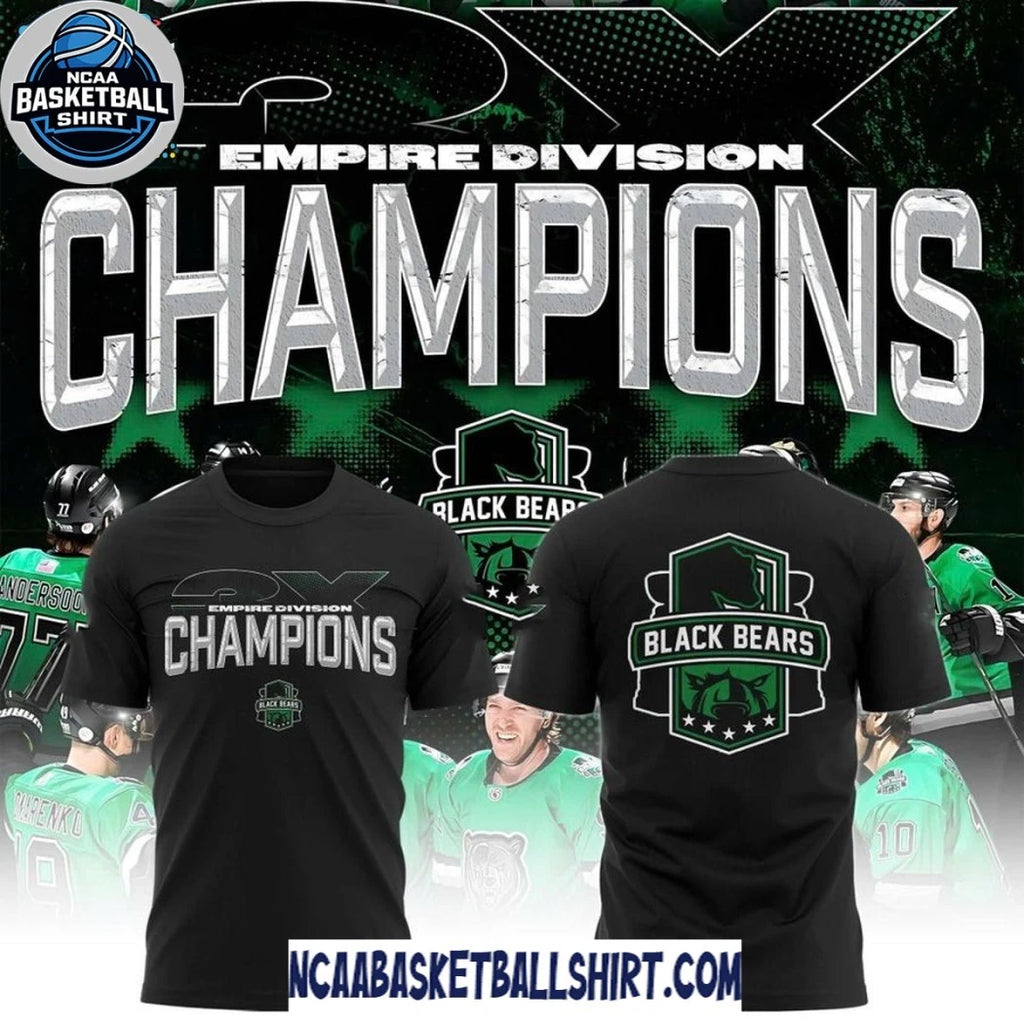Binghamton Black Bears 2026 Empire Division Champions T-Shirt