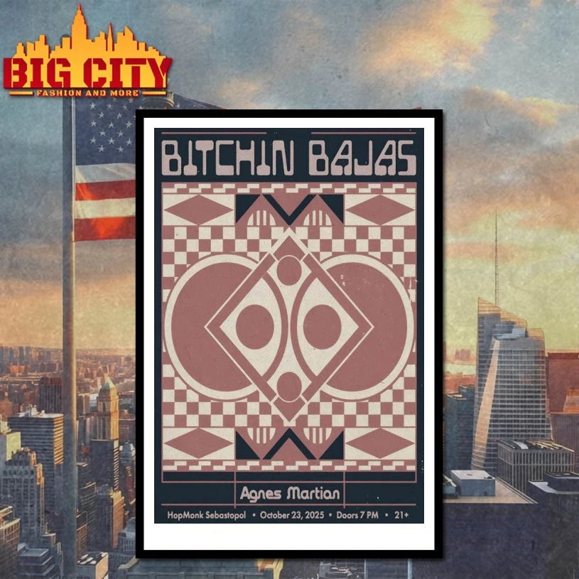 Bitchin Baja Oct 23 2025 HopMonk Sebastopol Show Poster Shirt