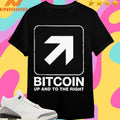 Bitcoin Up And To The Right Shirts
