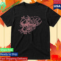 Black And Pink Butterfly Shirt