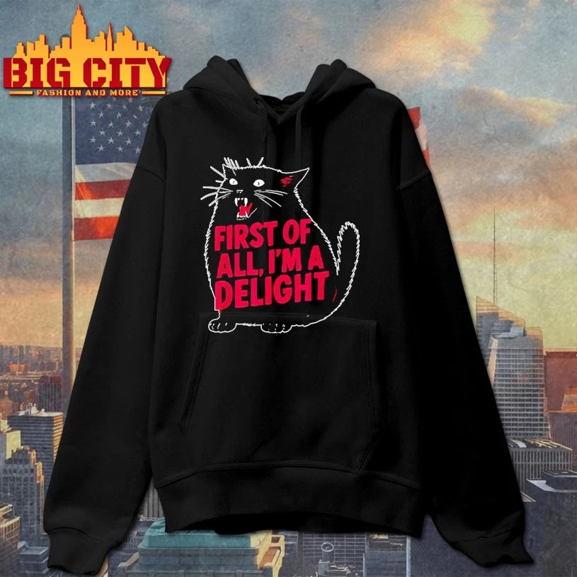 Black Cat First Of All I’m A Delight shirt