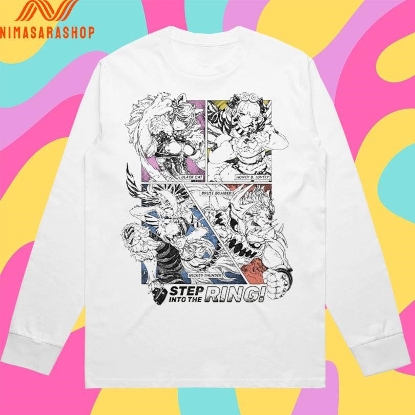 Black Cat Honey B Lovely Wicked Thunder Brute Bomber Step Into The Ring Shirts