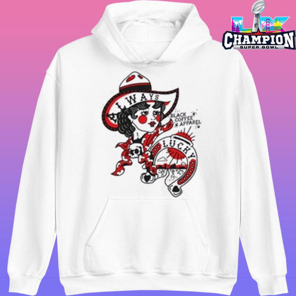 Black Coffee Apparel Always Lucky Raglan Shirt