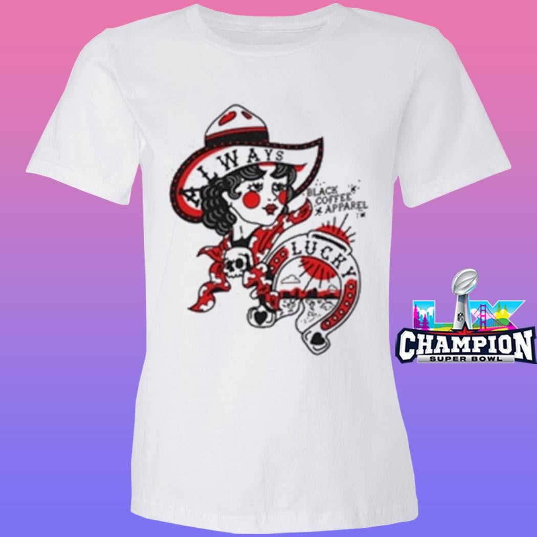 Black Coffee Apparel Always Lucky Raglan Shirt