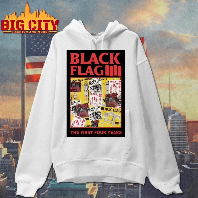 Black Flag The First Four Years Poster Shirt