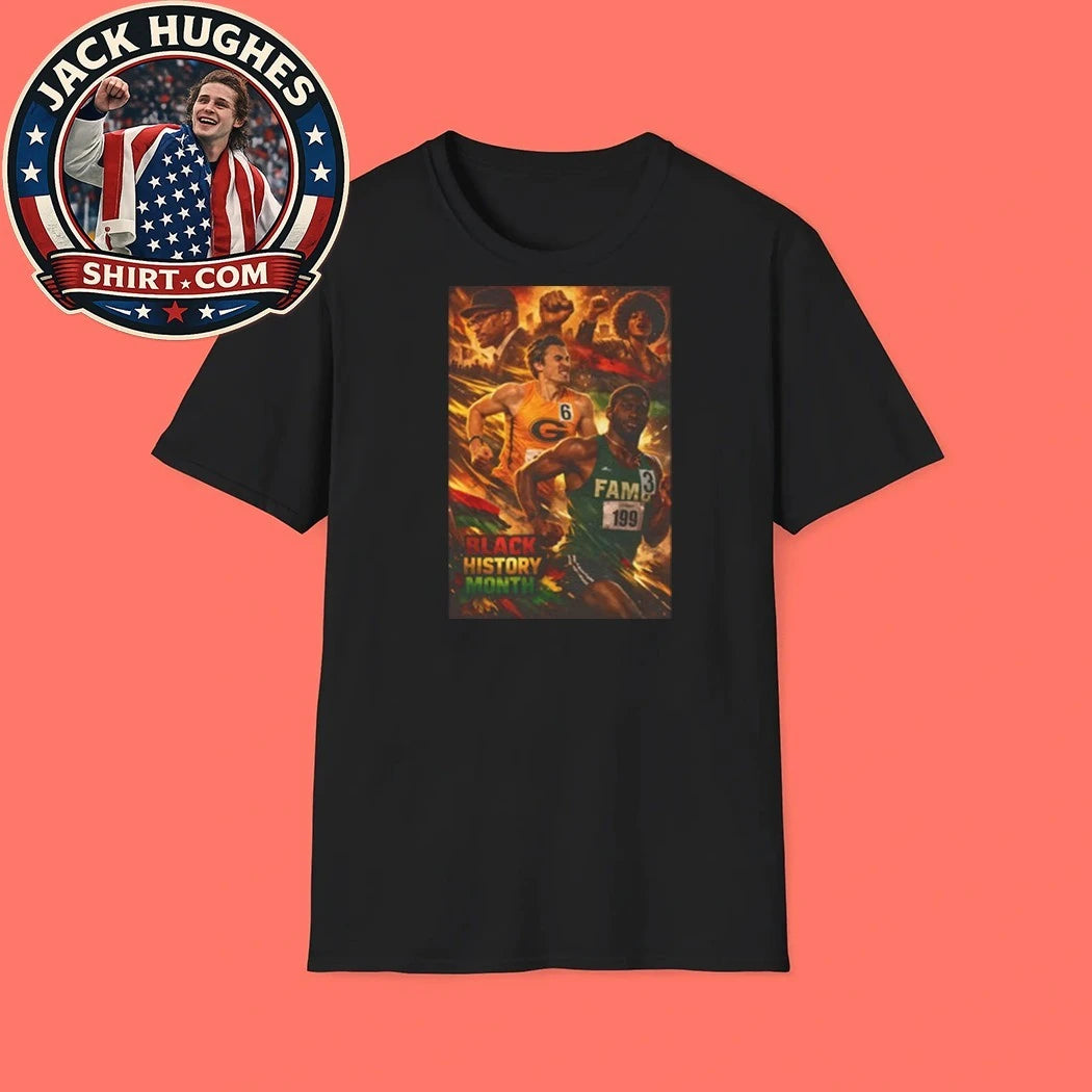 Black History Month SWAC Legacy Showdown Grambling State vs Florida A&amp;M Track &amp; Field Tribute Shirt
