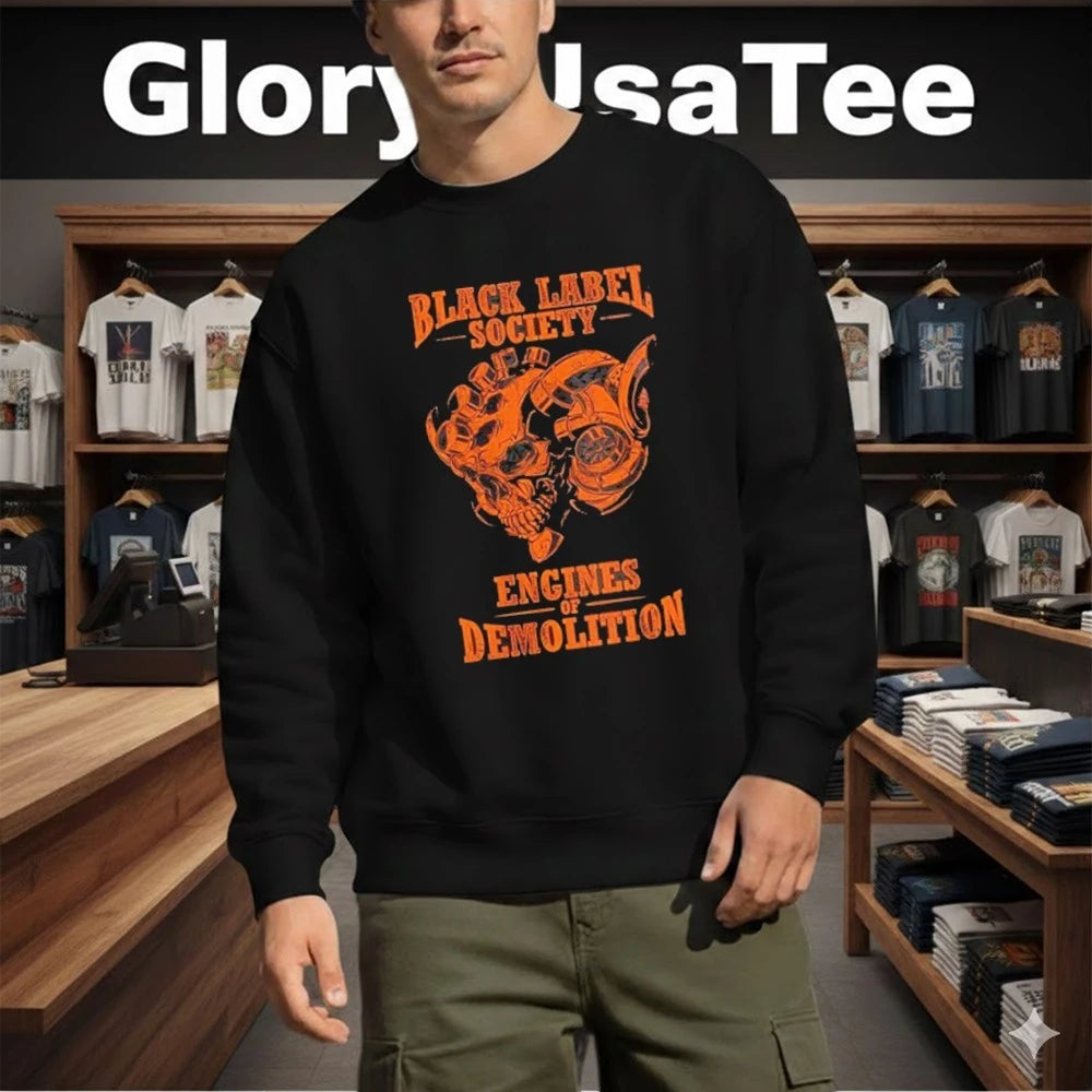 Black Label Society 2026 Engines Of Demolition Skully Shirt