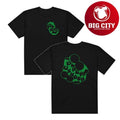 Black Oxygen Bloxy Green Two Sided Shirt