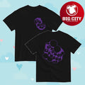 Black Oxygen Bloxy Purple Two Sided Shirt