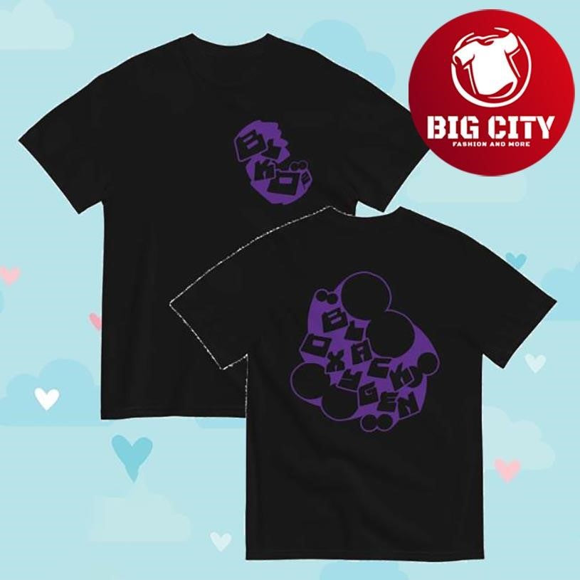 Black Oxygen Bloxy Purple Two Sided Shirt