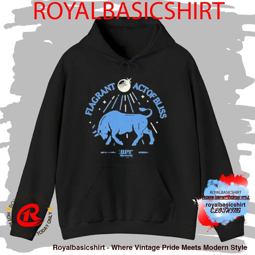 Black Pistol Fire Blue Bull Flagrant Act Of Bliss Shirt