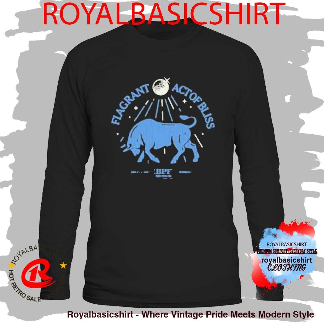 Black Pistol Fire Blue Bull Flagrant Act Of Bliss Shirt