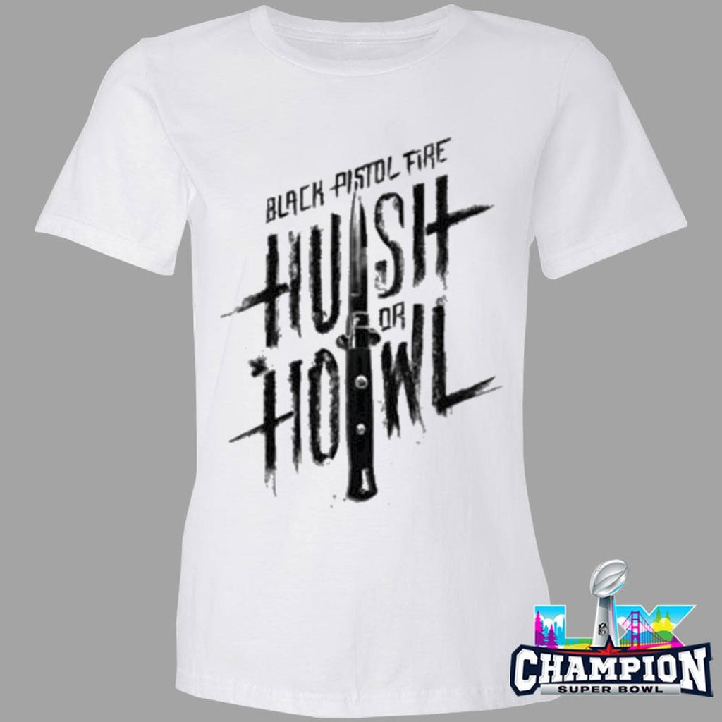 Black Pistol Fire Hush Or Howl Ringer Shirt