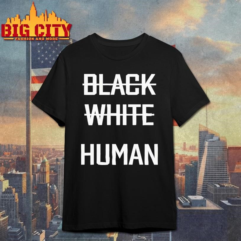 Black White Human Shirt