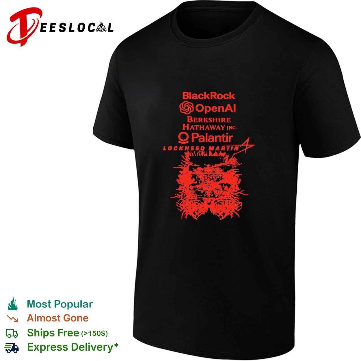 BlackRock OpenAI Berkshire Hathaway Palantir Lockheed Martin shirt