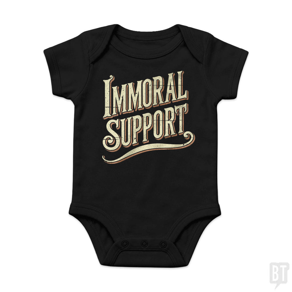 Immoral Support Baby One-Piece