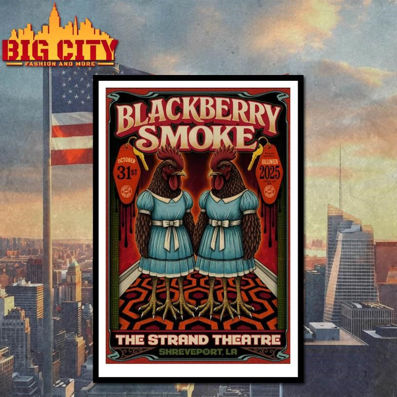 Blackberry Smoke At The Strand Theatre On Oct 31 2025 Poster Shirt
