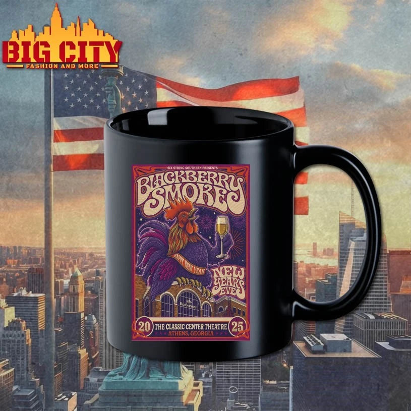 Blackberry Smoke In Athens, GA On Dec 31 2025 Poster shirts