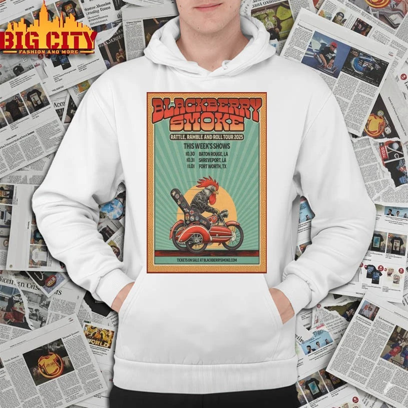 Blackberry Smoke Rattle, Ramble And Roll 2025 Poster shirt