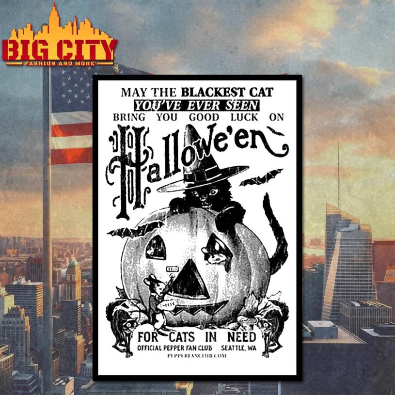 Blackest Cat Halloween 2025 Shirt