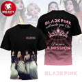 Blackpink Born Pink On A Mission Two Sided Shirt