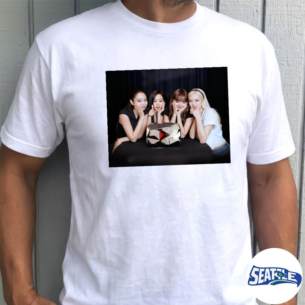 Blackpink Red Diamond Creator Award For Surpassing 100 Million Subscribers On Youtube shirt
