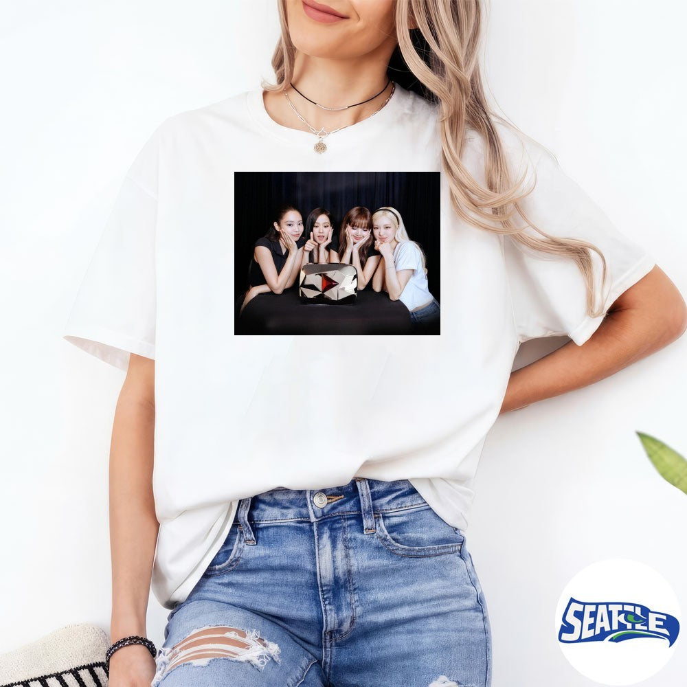 Blackpink Red Diamond Creator Award For Surpassing 100 Million Subscribers On Youtube shirt