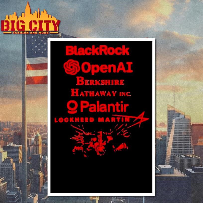 Blackrock Openai Berkshire Hathaw Inc Palantir Lockheed Martin Shirt