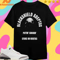 Blackshield Adept Is Puttin’ Shockin’ Sticks On Heretics Shirts