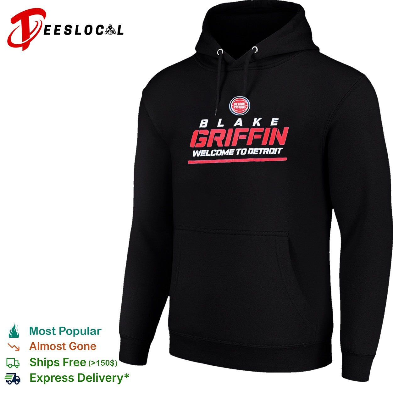 Blake Griffin Detroit Pistons NBA Welcome to Detroit Team Basketball shirt
