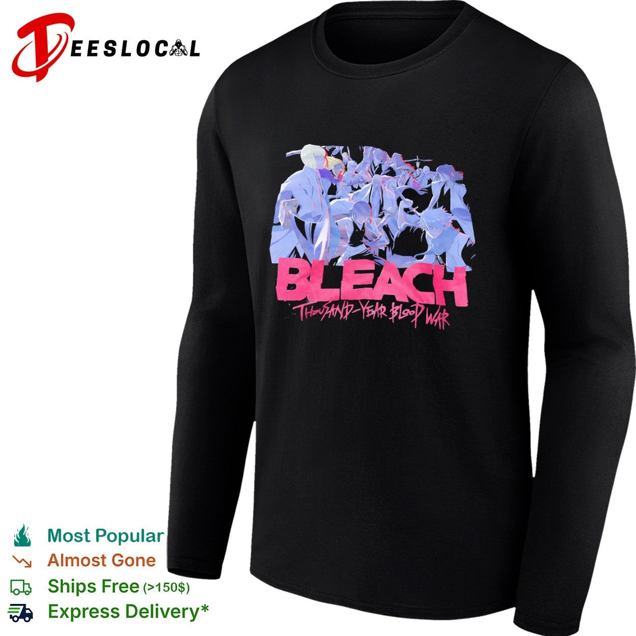 Bleach Thousand Year Blood War Characters shirt