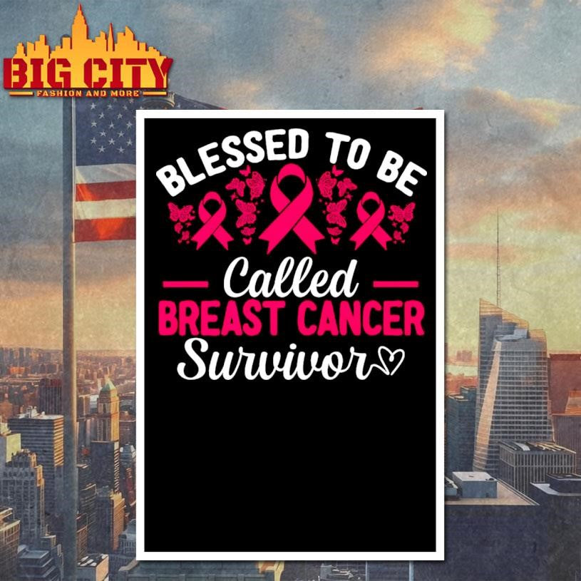 Blessed To Be Called Breast Cancer Survivor Shirt