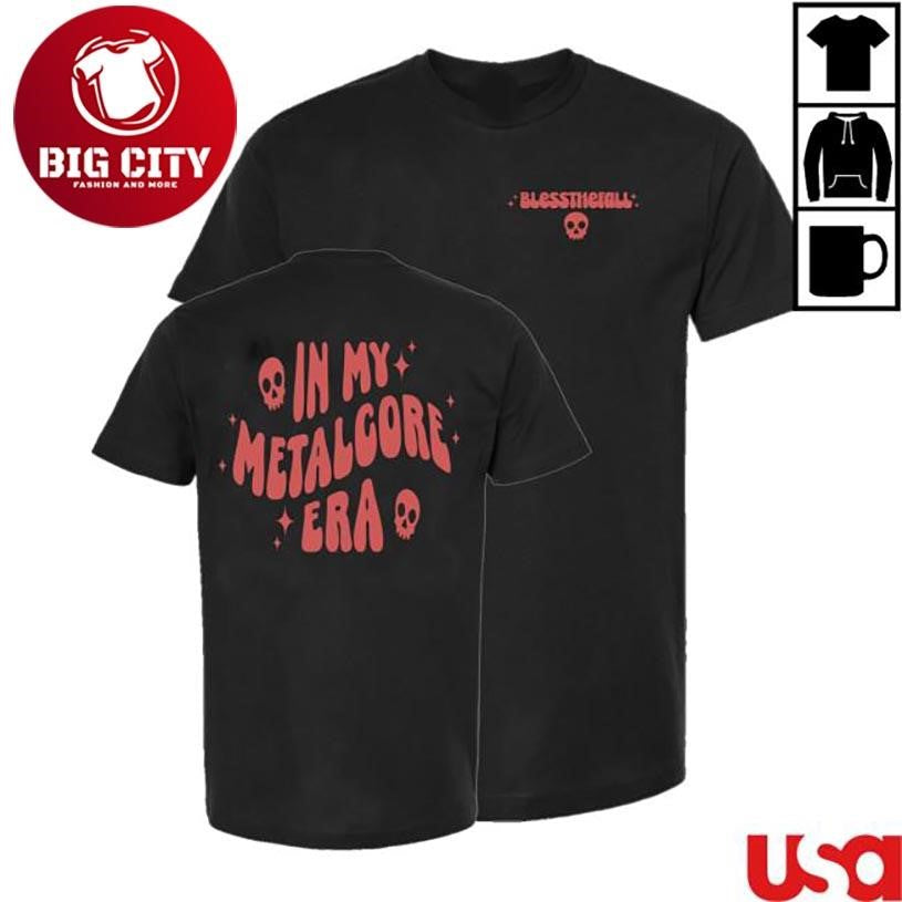 Official Blessthefall Metalcore Era Two Sided Shirt